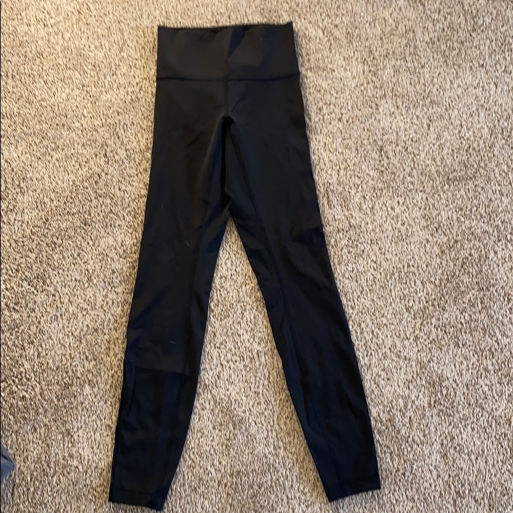 Lululemon Black and lace leggings size 4